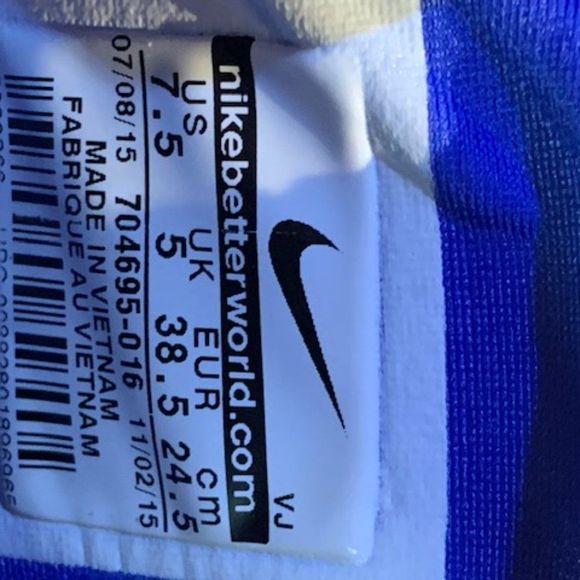 Nike Free ladies running shoes, size 7.5 - Picture 8 of 8